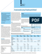 Is Reporting The Mccabe Score Useful For Point Prevalence Surveys of Hospital Acquired Infections?