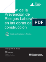 Gestion de La Prevencion de Riesgos Laborales en Las Obr Poveda Martin Laura