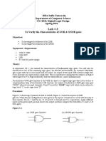 DHA Suffa University Department of Computer Science CS 1101L Digital Logic Design Spring 2021