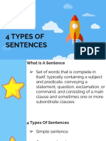 4 Types of Sentences