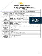 WA - 1 - Portion and Timetable