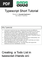 Typescript Short Tutorial