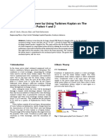 Design of Hydro Power by Using Turbines Kaplan On