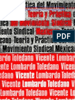 (Vicente Toledano) Teoria y Practica Del Movimiento Sindical Mexicano