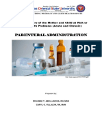 Parenteral Administration Checklist