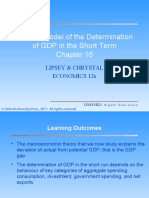 A Basic Model of The Determination of GDP in The Short Term: Lipsey & Chrystal Economics 12E