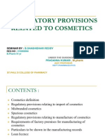 Regulatory Provisions Related To Cosmetics