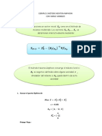 Ejemplo 2 Metodo Newton-Raphson Con Varias Varables