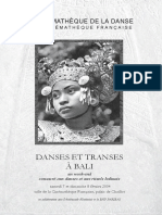 Danses Et Transes A Bali