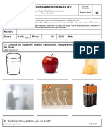 GUIA EVALUADA CIENCIAS 3º Basico