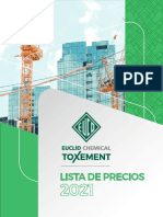 Lista Precios 2021 Toxement Enero