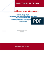 Principles of Compiler Design: Gate Questions and Answers