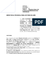 Denuncia Penal Por Omision de Actos Funcionales 1