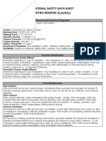 Material Safety Data Sheet Nitro Benzene (C H NO)