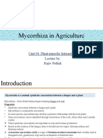 Mycorrhiza in Agriculture: Unit 04: Plant-Microbe Interaction Lecture By: Rajiv Pathak