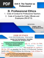 Unit 5 B.Professional Ethics