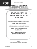 Crime Detection Compilation Notes - 1