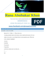 Rana Abubakar Khan: Join FB Group For Vu Help