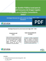 Sesión 6 Estrategia Nacional de Lucha Contra Las Drogas 2017 - 2021