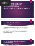 Exposición para La Inteligencia Emocional