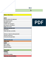 RAK Ceramics: Balance Sheet