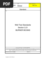 Well Test Standards Section 3.21 Burner Booms: Global Standard