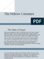 The Hebrew Literature