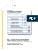 2.4 Estado Del Costo de Produccion y de Ventas.