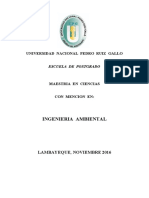 Maestria en Ciencias Con Mencion en Ingenieria Ambiental