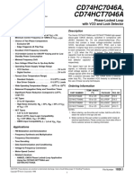 CD74HC7046A, CD74HCT7046A: Features Description