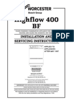 Installation and Servicing Instructions For Highflow 400 BF Manufactured After 1997