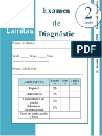 2do Grado - Examen de Diagnóstico (2019-2020)