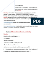 Phonology Lectures