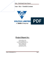 Voltas-Mktg Project Report