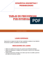 Semana 2 - Sesiones 3 y 4 - Tablas de Frecuencias Por Intervalos