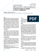 Basic Principles of Obturator Design For Partially Edentulous Patients. Part I: Classification