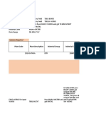 Project Supply Review Input Screen: Plant Code Plant Description Material Group Material Code