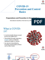 Covid 19 Infection Prevention and Control Casics