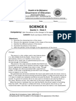 Science 5: Quarter 4 - Week 5 Competency: Lesson