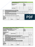 CHECKLIST FOR LAYING OF Under Ground Drainage & Storm Water Pipeline