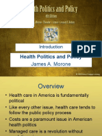 Health Politics and Policy: James A. Morone