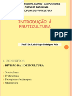 AULA 1 Introdução À Fruticultura