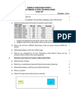 Sample Question Paper 1 Multimedia & Web Technologies Class XII