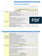 Plan de Trabajo Prerrequisitos