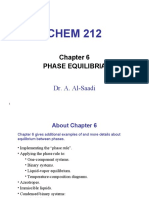 CHEM 212: Phase Equilibria