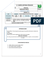 Guía 1 Ingles P II