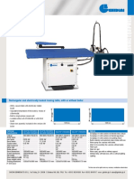 Rectangular and Electrically Heated Ironing Table, With or Without Boiler