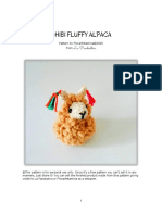 Chibi Alpaca Pattern From La Pandustria