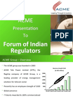 Appendix III Minutes of Research Conference ACME Presentation 20.11.09