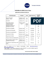 GEOMEMBRANA HDPE LISA 0.75mm